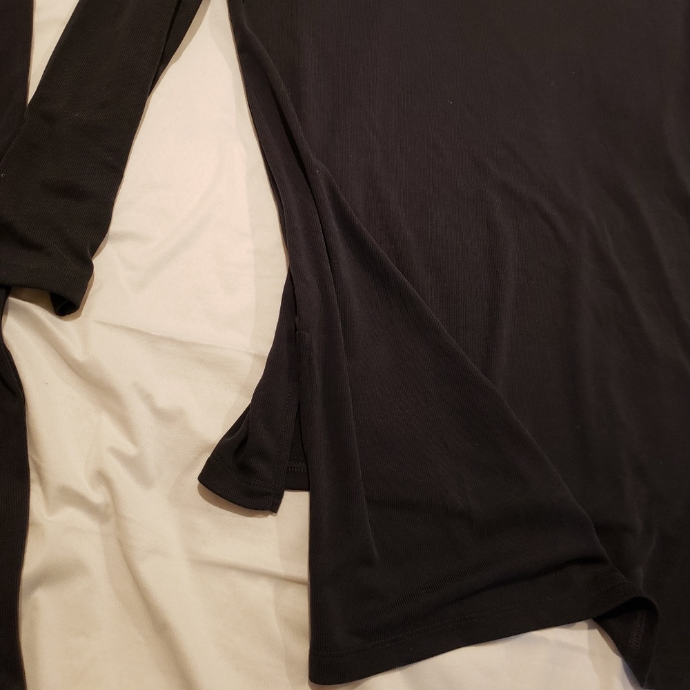 Daniella Faye Grey Ribbed Set, Size Medium